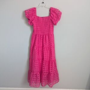 Pretty Garden Pink Maxi Dress
